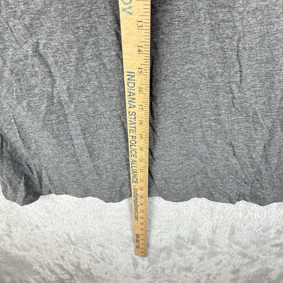 NHL Columbus Blue Jackets CBJ Shirt Womens XL Gray Logo Ohio Soft Cotton Blend - Picture 6 of 7